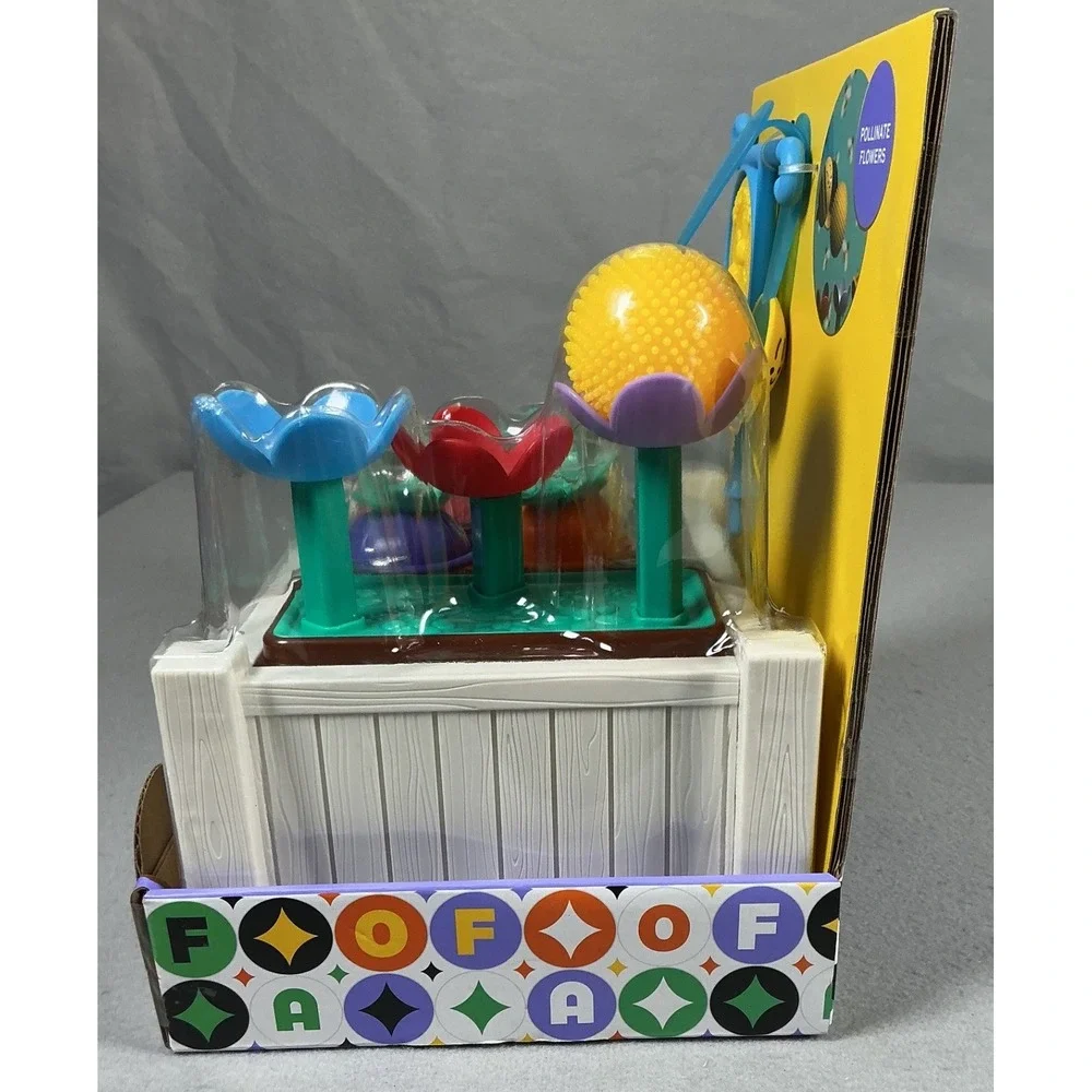 FAO Schwarz Bumble Bee Garden Sort & Match Set 18 Pieces Toddler 18M+ New